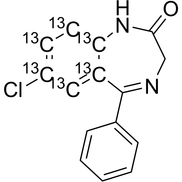Nordiazepam-13C6 1538556-10-3